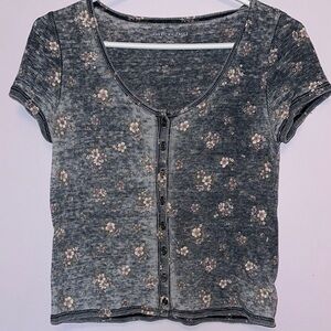American Eagle Button Up Baby-Tee